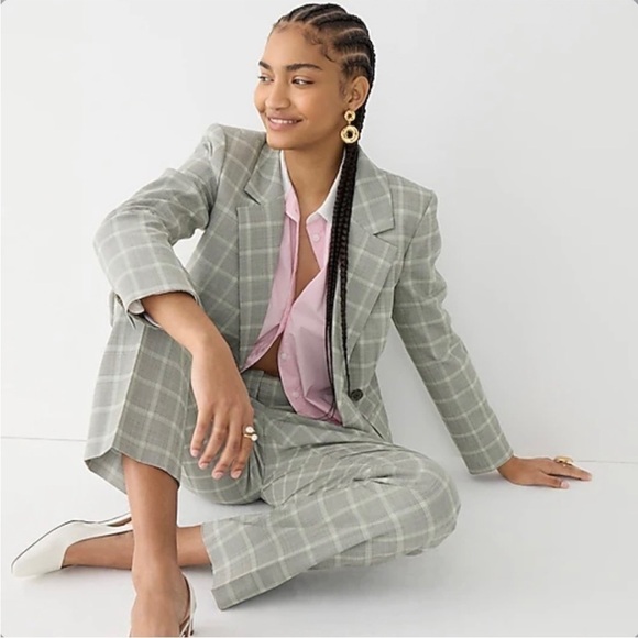 J. Crew Devon Blazer Jacket J Crew Blazer J Crew Plaid Blazer - Picture 2 of 9